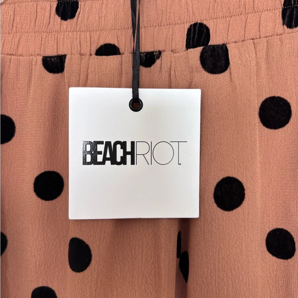 NWT Beach Riot Avery Polka Dot Pants Euro Summer Parisian Chic Revolve Cover up - Picture 5 of 13